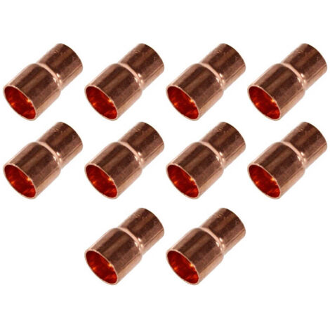 Lot de 10 réductions Cuivre NF Mâle Femelle Ø18-16 (1/2)
