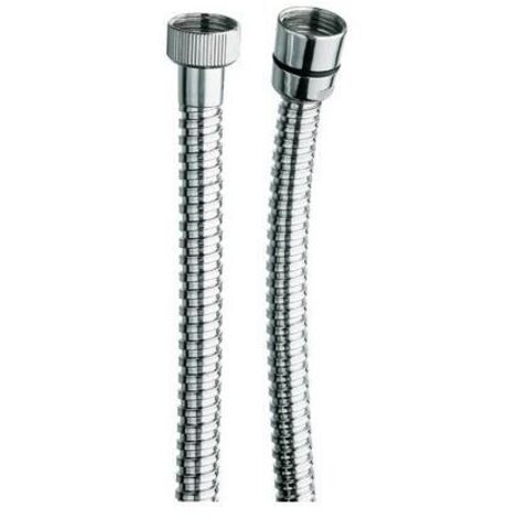 Flexible de douche chromé avec double agrafage 200 cm laiton - CRISTINA ONDYNA DA22051