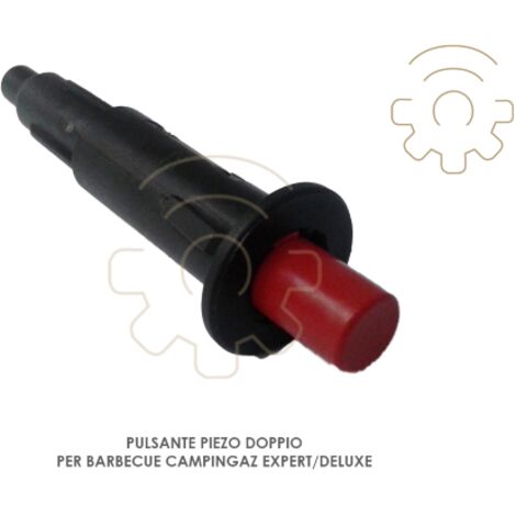 Bouton double piézo de remplacement pour barbecue – Compatible Campingaz Expert Deluxe – Allumage facile avec système piézoélectrique (1/2)