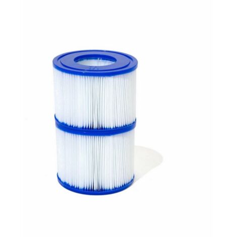 Bestway 58323 Cartouche filtrante de rechange 2 pie'ces pour pompe de filtration de piscine spa whirlpool