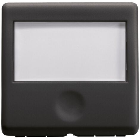Bouton Gewiss system noir port-nom 2 modules GW21591