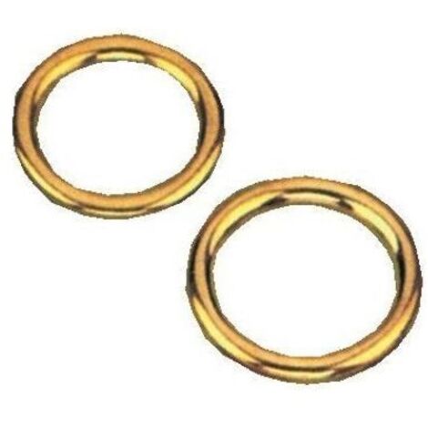 Anneaux en laiton brillant 22x30 mm – Pack de 200 pièces pour rideaux
