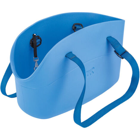 Ferplast WITH-ME Sac en résine pour le transport de chiens de petites tailles, différentes couleurs. Variante WITH-ME - Mesures: 21,5 x 43,5 x h 27 cm - Bleu