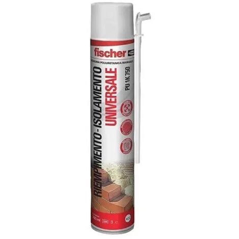 Fischer PU1K750 Mousse polyuréthane multi-usages Bidon de 750ml
