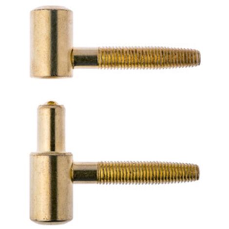 CharniA re anuba en acier plaquA  laiton de 50 piA ces CharniA res 16 mm pour portes en bois laiton