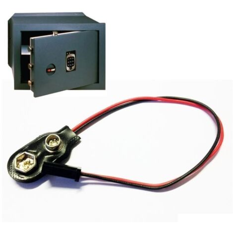 CISA 07430.32 CAVO ALIMENTAZIONE 6V CASSAFORTE (1/5)