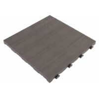 6 x PAVIMENTO IN PP 40X40X2,5 CM E40 LM EFFETTO LEGNO