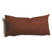 Coussins de'coratifs tulipe 6 pie'ces avec housses amovibles 60% polyester 40% coton marron 60x30 cm remplissage noeud en silicone 100% polyester