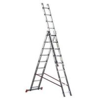 SCALA A TRE ELEMENTI 'OR3' 7+7+7 gradini - H. 4,25 mt - montante 60x25 mm