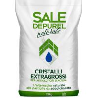 Italkali Sale Naturale DEPUREL In Cristalli Di Salgemma Per Addolcimento Acque Sacchi da kg 25 (1 Pallet - 1000 Kg)