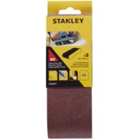 Stanley STA33071 3 bandes abrasives mm65x410 grain 80 pour ponceuse a' bande