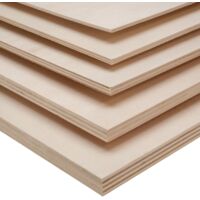 Compensé en peuplier 610x300x10 mm – Lot de 5 – Idéal pour construction – Résistant à l'humidité – Écologique