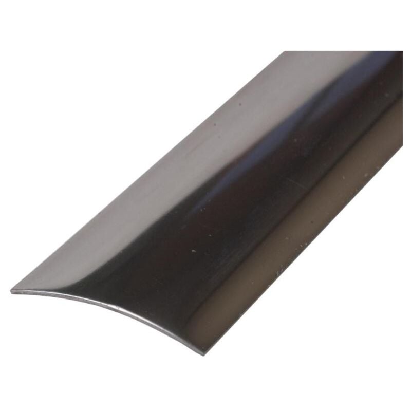 DICAR pletina m/caña acero 3,5x83cm adhesiva , Pletina para juntas de suelo de media caña adhesiva. - Medidas 35 x 830 mm. - Color Acero. - Forma media caña. Adhesiva. - Para la un