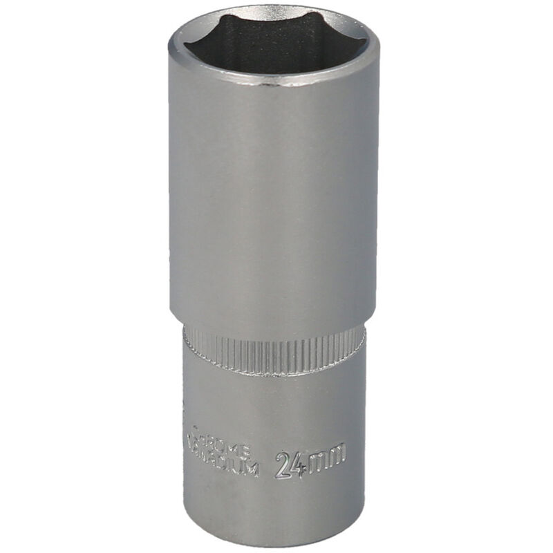 Llave Vaso 1/4" Hexagonal 8 Mm. Perfil De 6 Caras. Acero Cromo Vanadio, Aristas Redondas
