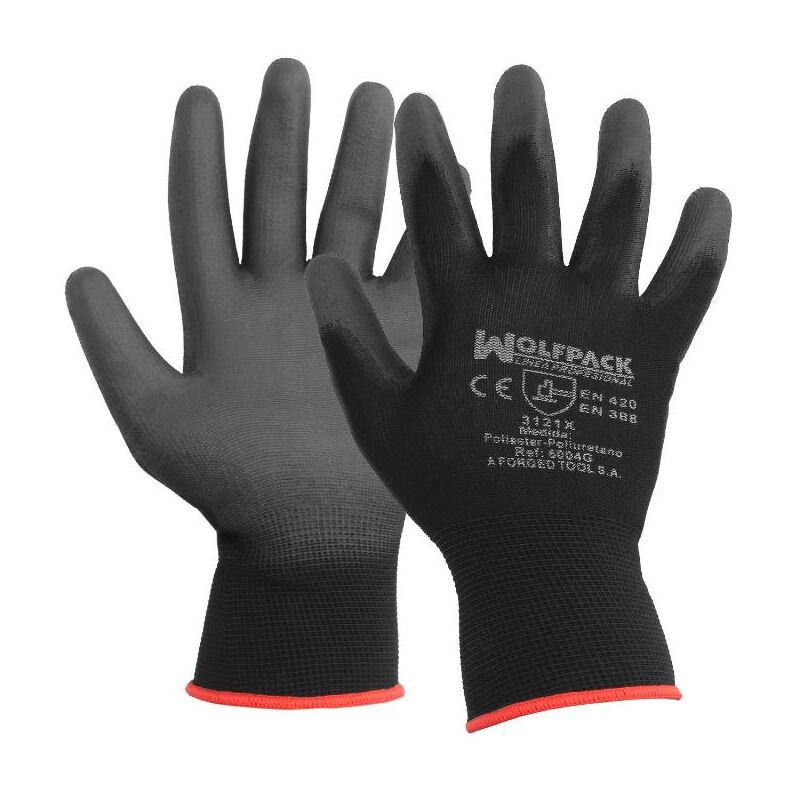 guantes poliuretano / nylon impregnado 11