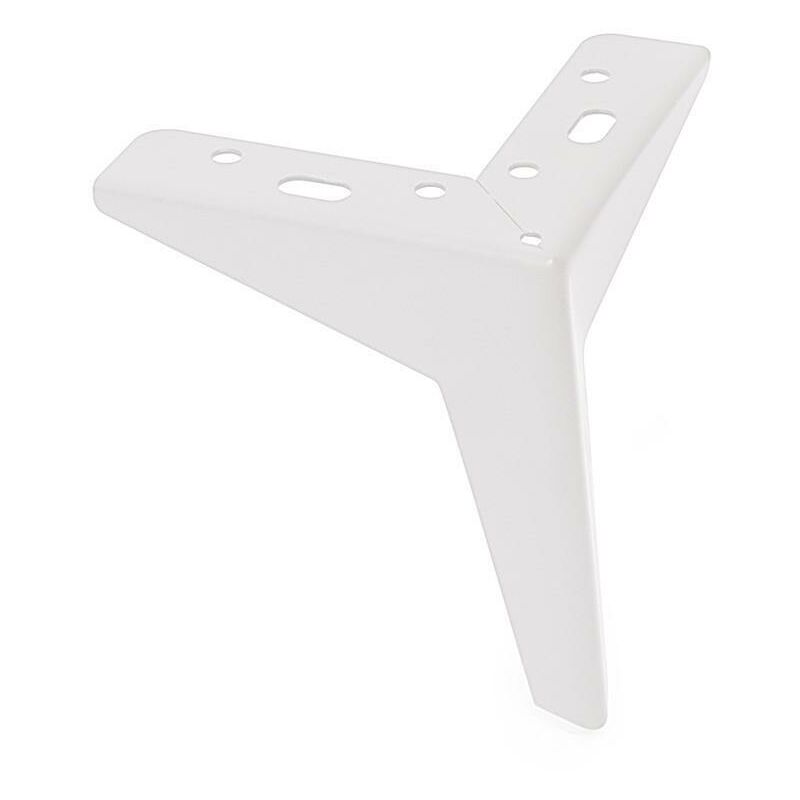 Q&ampQ pata metálica togo acabado blanco altura (h) 100 , · Disponible en acabados níquel oscuro, cromo, negro mate, marrón, latón cepillado, cobre y blanco.· Disponible en