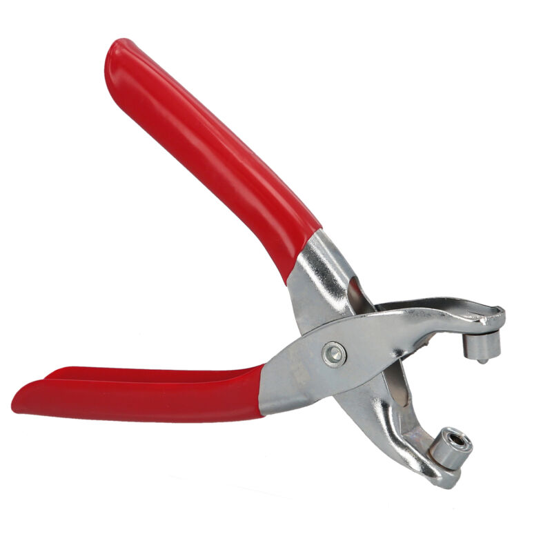 QUARKZMAN 3Pcs Perforadora De Agujeros De Cuero 5.5mm Recta Redonda Remachadora De Ojales Para Artesanía En Cuero Ropa Bolso Tela Cortina