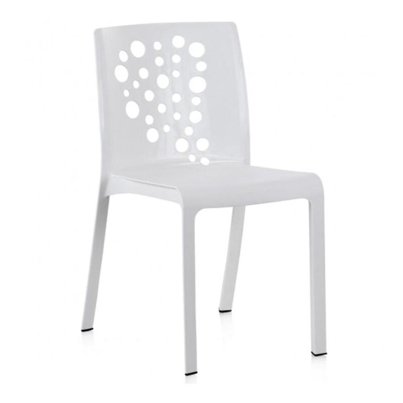 SHAF silla cocktail blanca , Silla Cocktail blanca. -Marca: Shaf. -Se caracteriza por un elegante diseño que combina perfectamente con una gran variedad de mesas de distintos estil