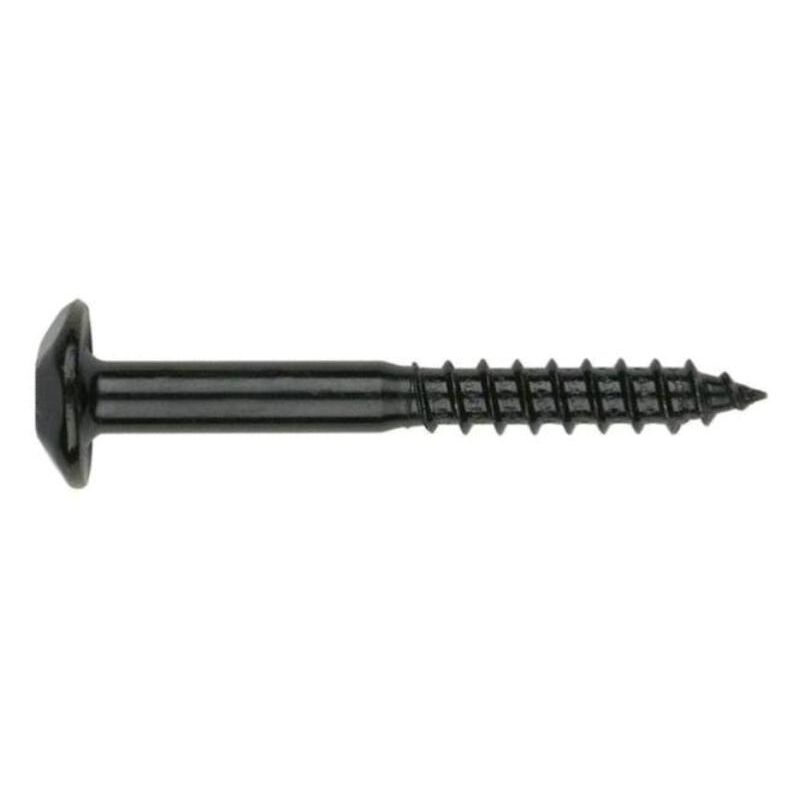tornillo rosca madera inviolable negro largo 90mm diámetro 7mm