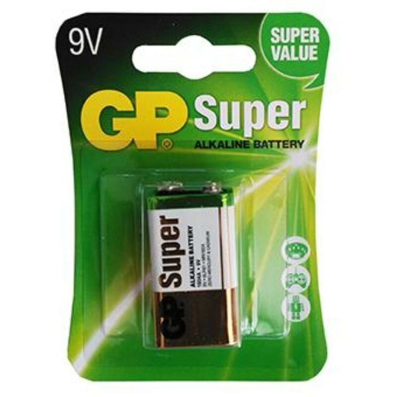 Pila Gp Super alkaline 9v lr619v alcalina blister batteries 6lr61 1bl meganei