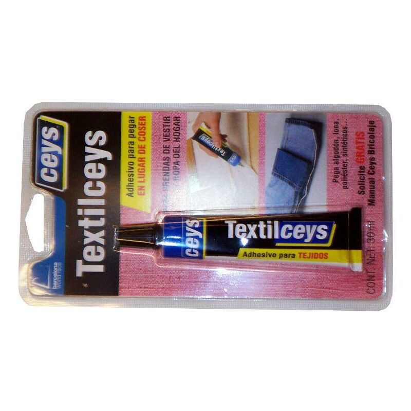 MIBRICOTIENDA ceys textilceys adhesivo para tejidos 30ml bl. 501024