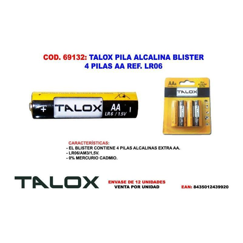 4 uds. pilas recargables Duracell HR06-AA 2400 mAh (Blíster)