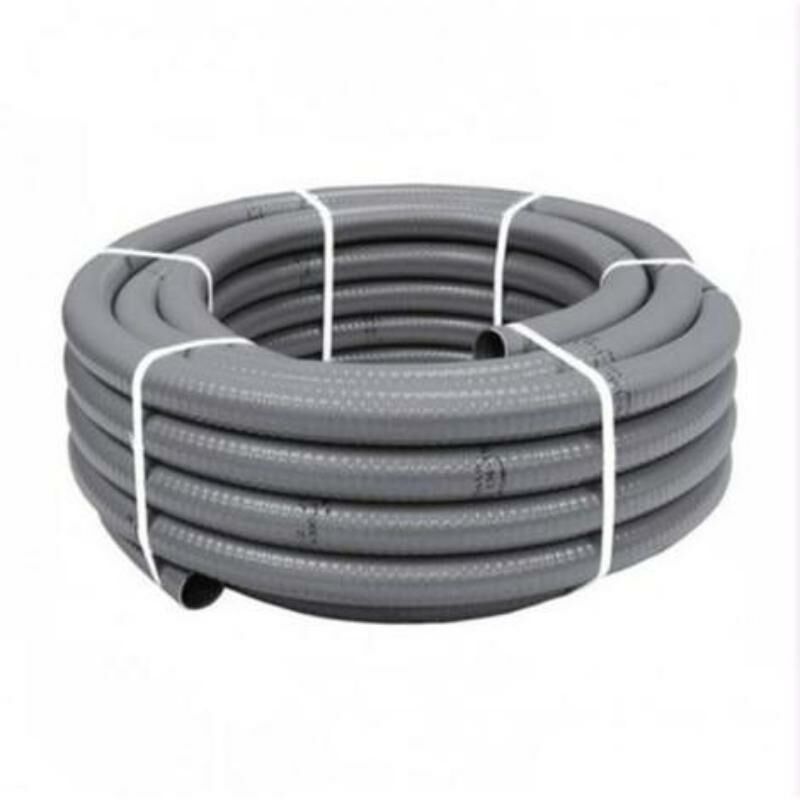pvc tuberias flexible gris hidroflex 50 mm en rollos 25m 1153