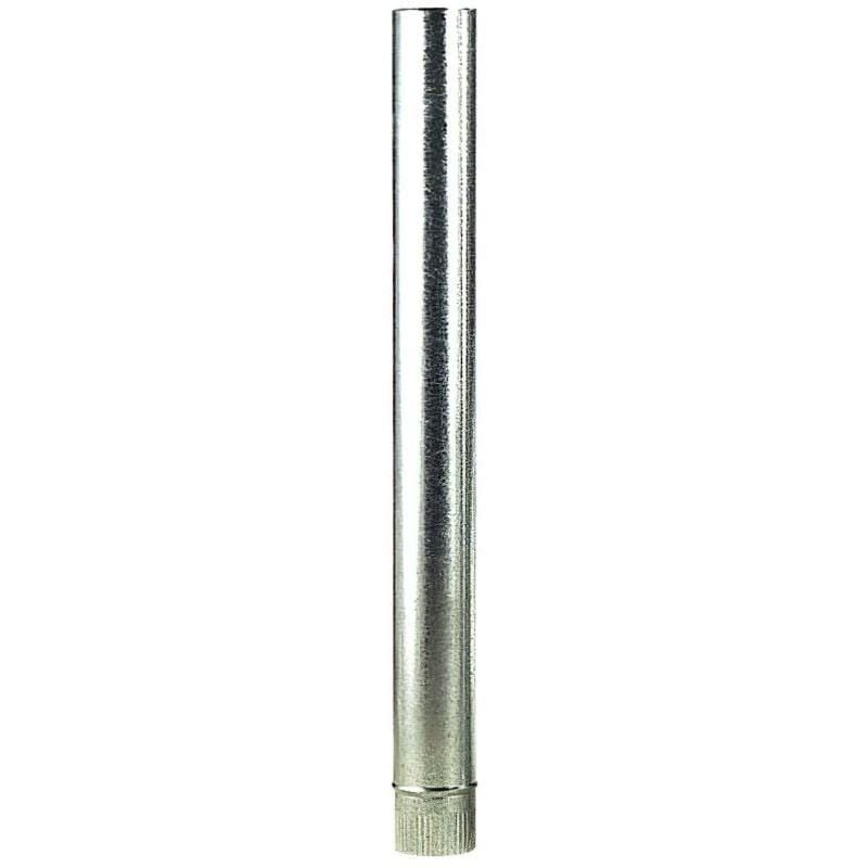 wolfpack tubo estufa acero galvanizado ø 100 mm, ideal estufas de leña, chimenea, alta resistencia, conducto humos