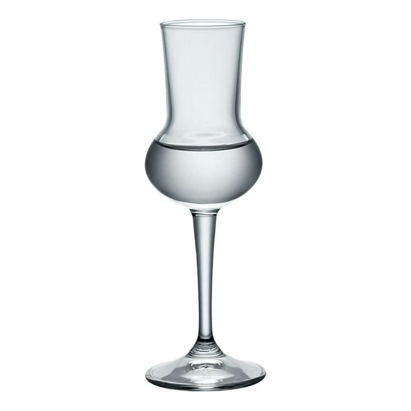 Bormioli Rocco 2973900 juego de 6 copas cristal reserva grappa 85 cm para decoración mesa riserva 80ml fguerra e6 4