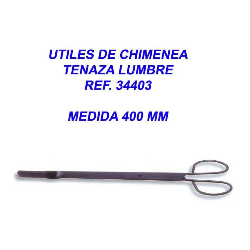 MIBRICOTIENDA utiles chimenea tenaza 400 mm ref. 34403