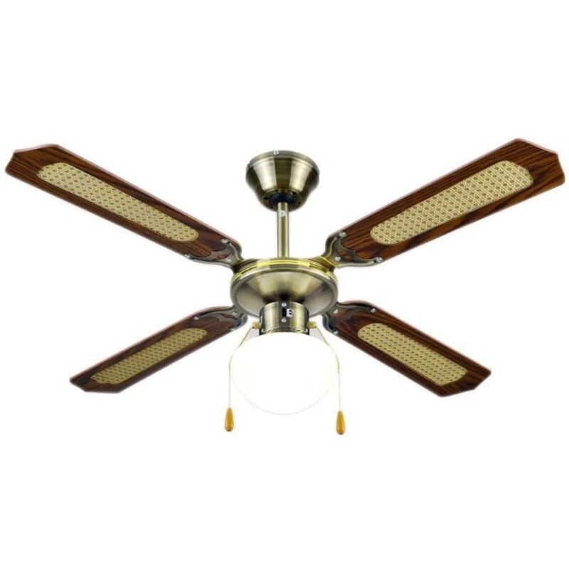 SMECO ventilador techo 105cm luz aws42 , Ventilador techo 105cm luz AWS42. -Marca: Smeco. -3 velocidades. -Programador temporizador 12 horas. -Plafón incorporado. -4 aspas. -220 24