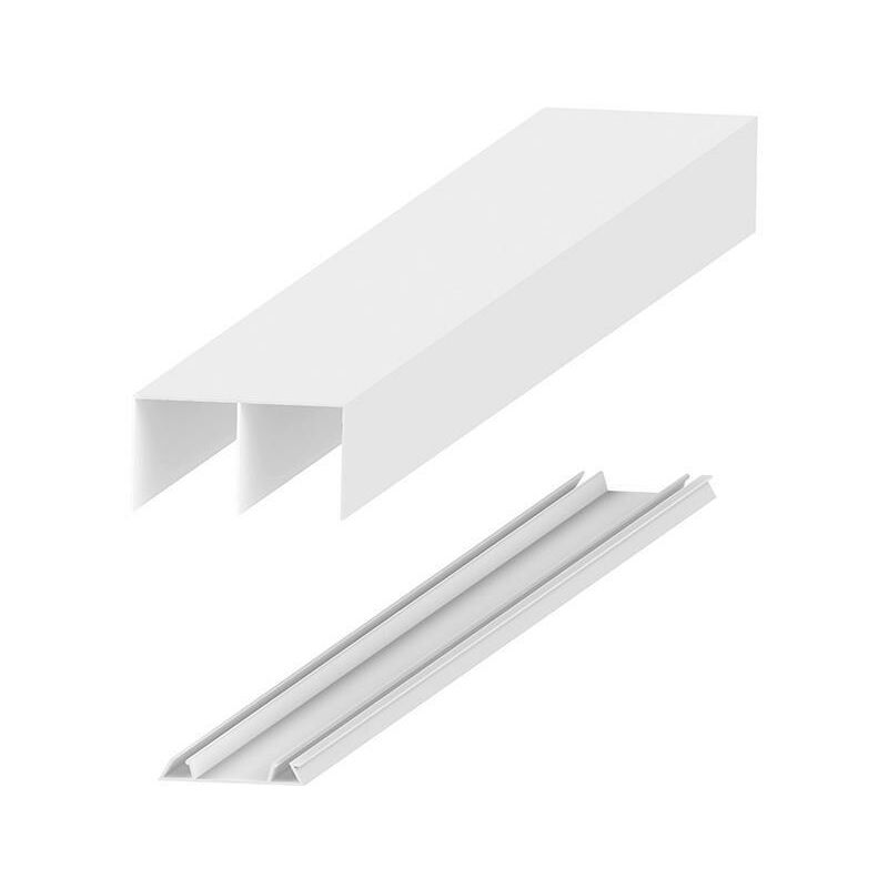 MIBRICOPLUS kit guia lugano lacado blanco 2m. a75