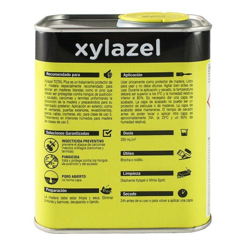 Tratamiento carcoma en madera Xylazel 750 ml Blanco