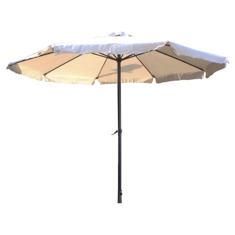 BLUNGI parasol metal 48 mm manivela 3 mt beige