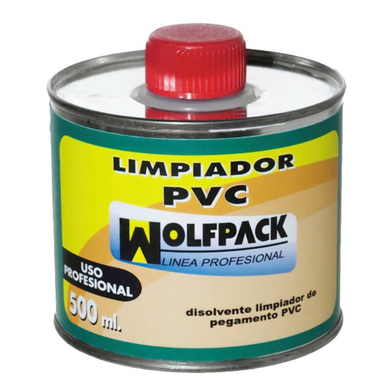 Limpiador wolfpack tuberias pvc 500 ml.