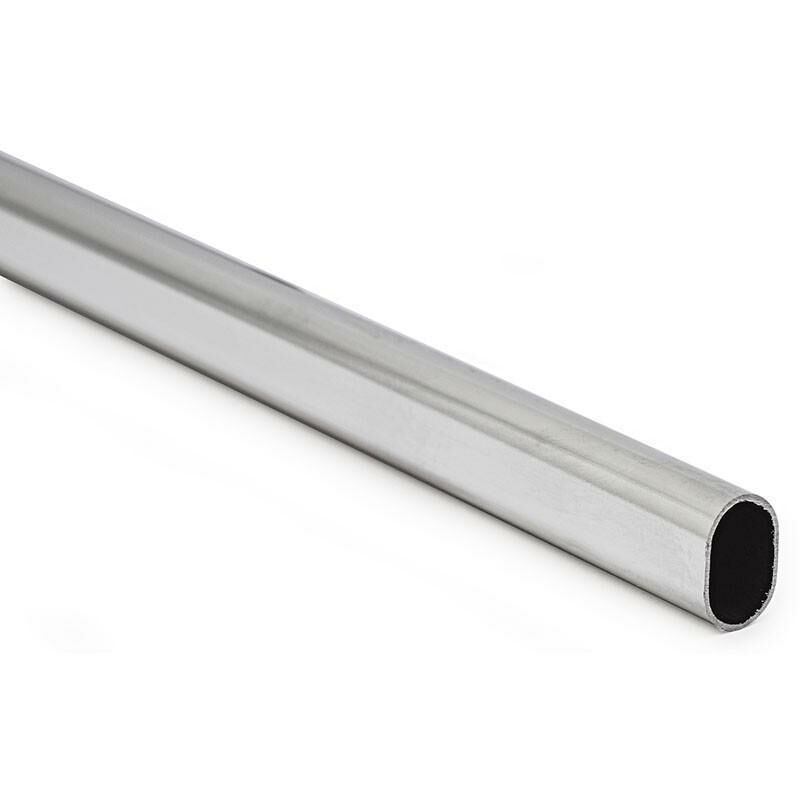 MIBRICOPLUS tubo stor armario ovalado 22-15 3m cromado