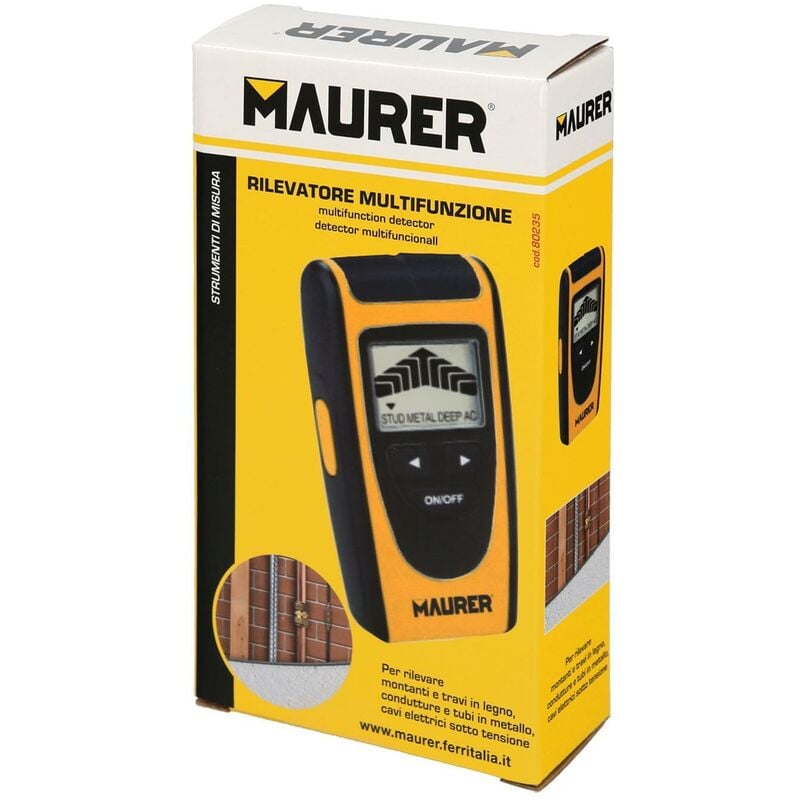 Comprar Detector de Metales Digital 5 en 1, instrumento profesional,  escáner de pared multifunción, CA, buscador de pernos de pared de madera,  detección de cobre, escáneres de pared
