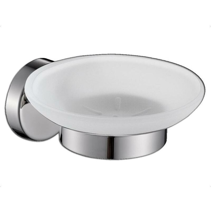 MIBRICOTIENDA pluvia pro jabonera cristal-inox ref 30267