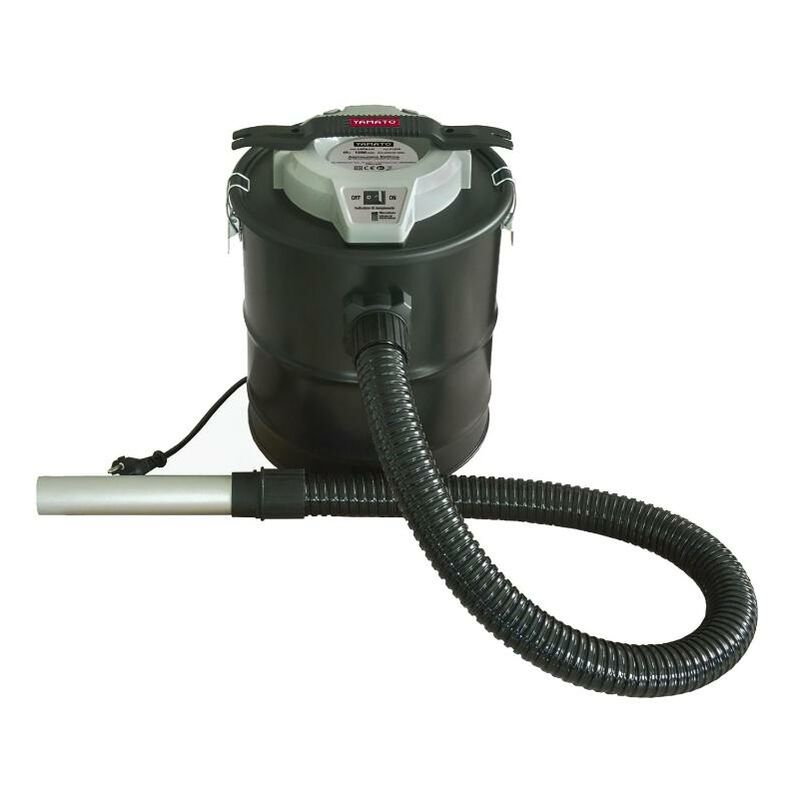 Aspirador de cenizas 800W Depósito 15 litros ITOOLS Soplador Cenizas  calientes hasta 50°C + filtro HEPA
