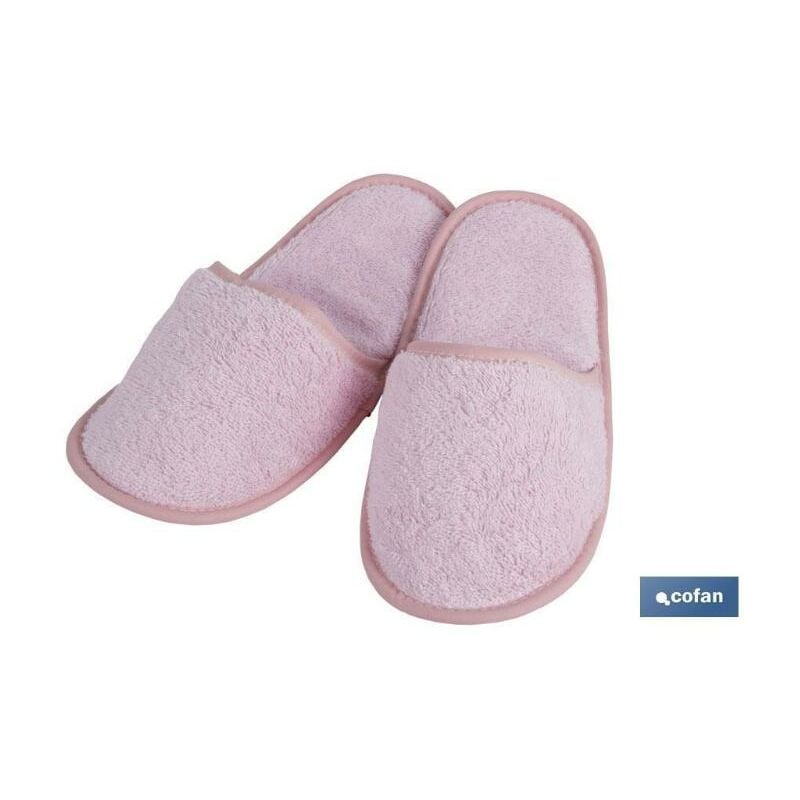 PLIMPO zapatillas baño rosa claro modelo flor talla.l