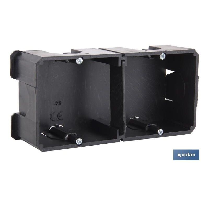 Caja de contador cuadrada modelo T-CC-22 190x285x285mm. (CLAVED