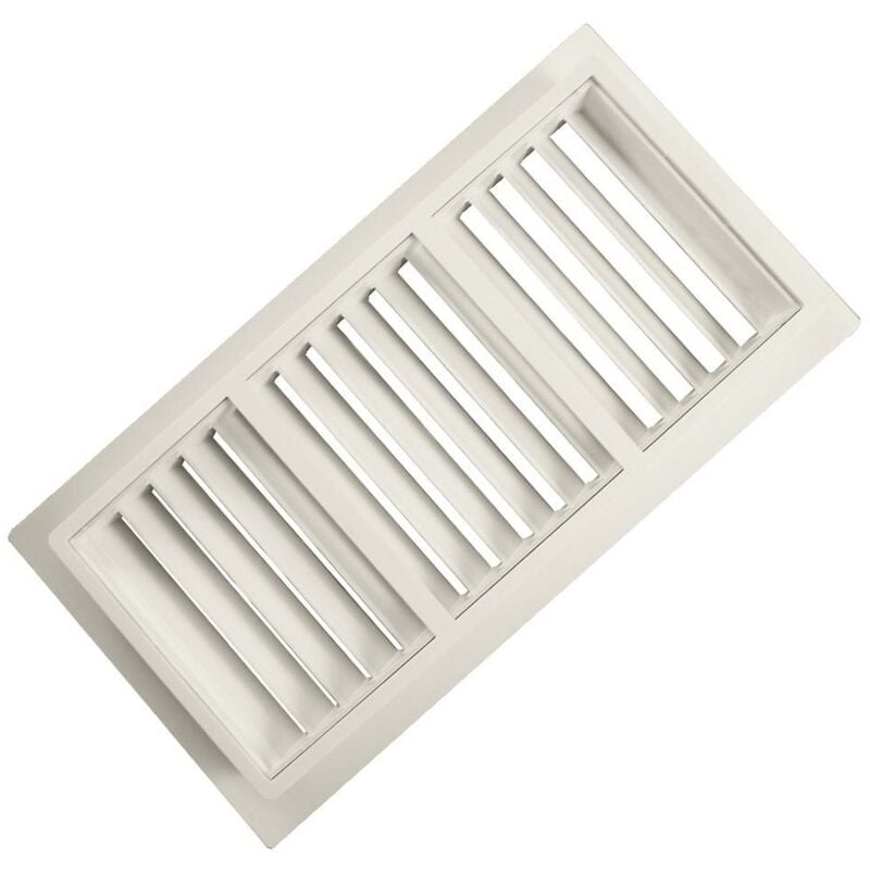 Rejilla ventilación de PVC redonda con marco de 15 cm