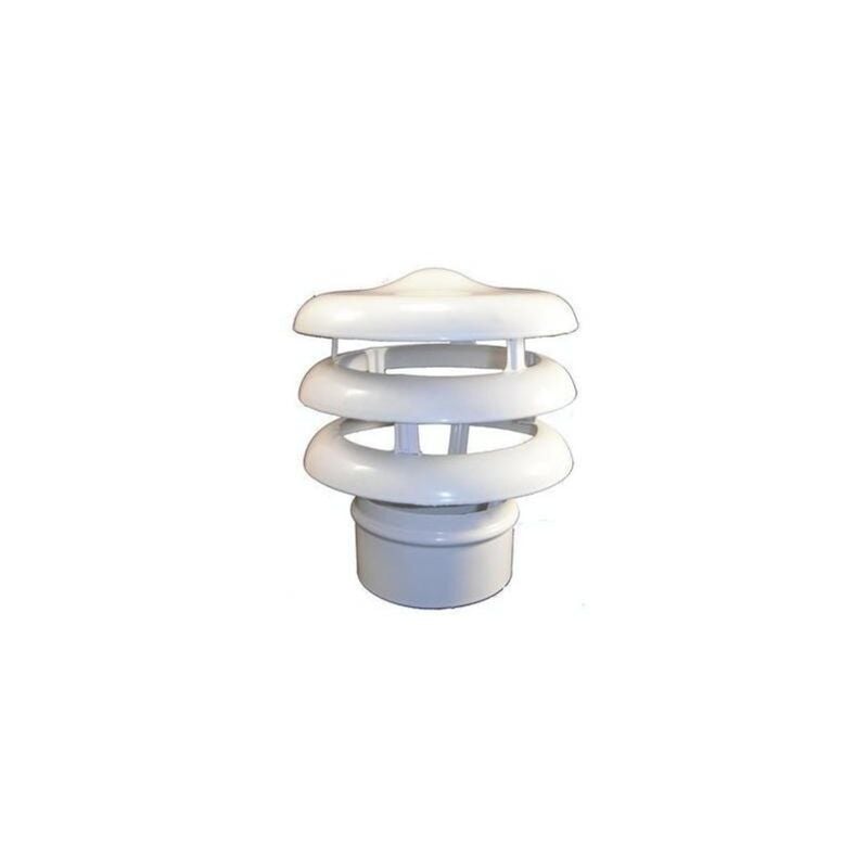 ALU-STAR deflector 3 aros 110 blanco , Deflector de 3 aros 110 ALU STAR 193.010 Blanco. - Tamaño: 110 mm. - Deflector Fiezas fabricadas en chapa de acero. - Para tubos ALU STAR.