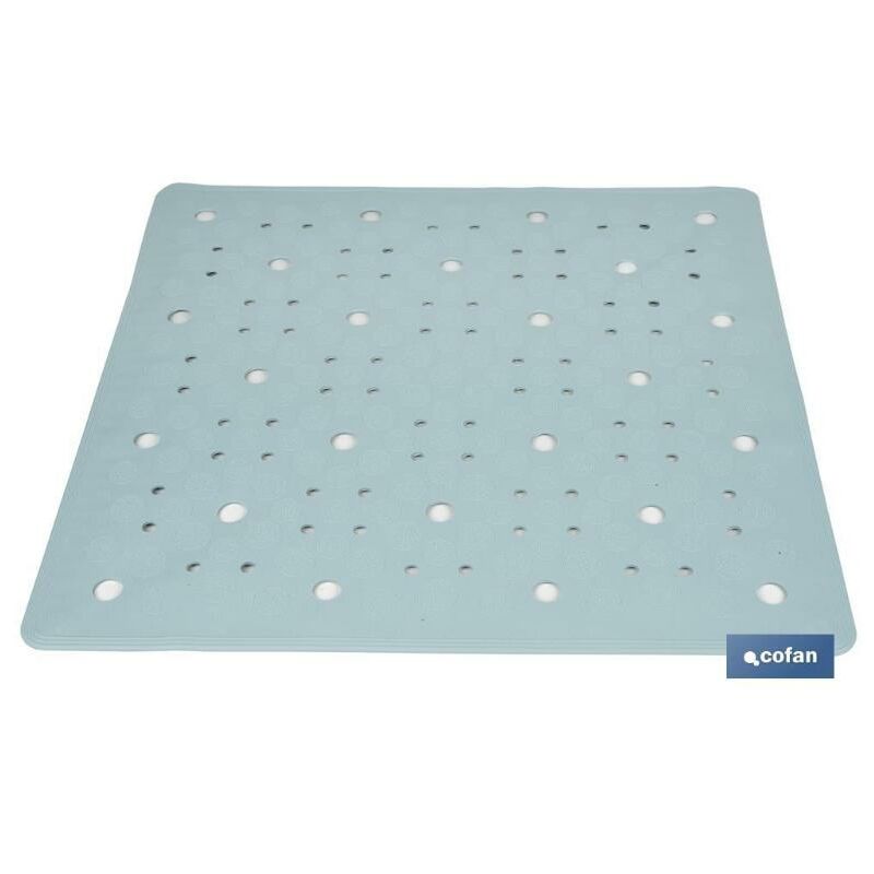 PLIMPO alfombra antideslizante con ventosas bañera/ducha blanco 53 x 53 cm