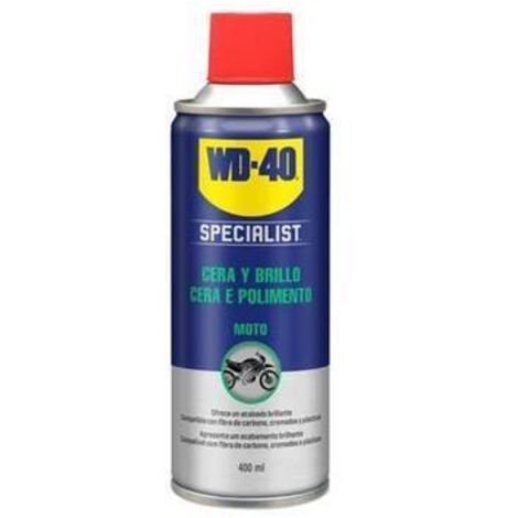 Cera y brillo spray 400ml specialist motorbike wd-40
