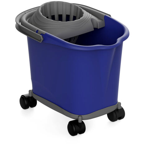 CUBO ESCURRIDOR RUEDAS 16L AZUL
