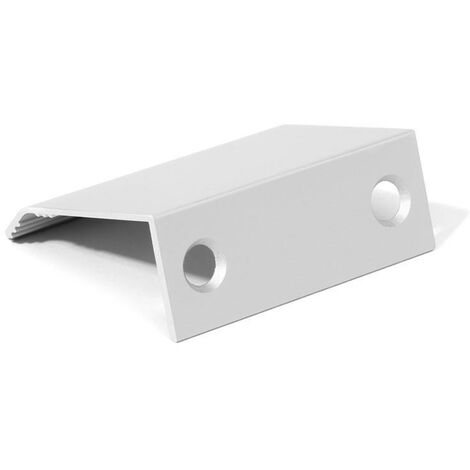 tirador aluminio modelo curve disponible en acabados blanco mate, negro mate y anodizado mate acabado anodizado mate dist. agujero dist. 32mm. (caja 25)