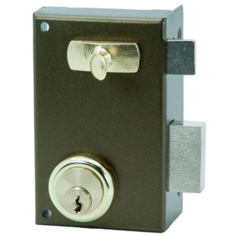 Cerradura sobreponer ILARGI 56A 70mm HE derecha perfil