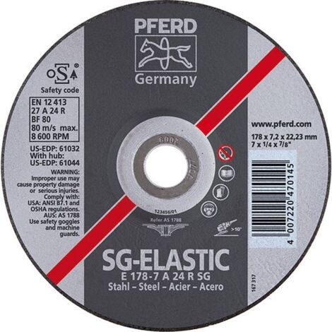 PFERD disco desb. e115-7a24rsg caballito , Disco Desb. E115-7A24Rsg 62211626 de la marca Pferd. (1/2)