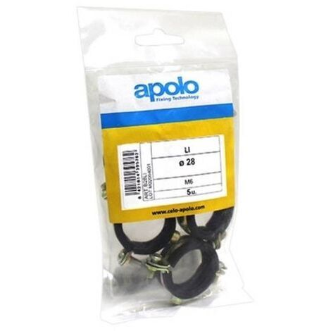 CELO bolsa 5 uds. abrazadera li m6 ø 42 b42li apolo , Bolsa 5 Uds. Abrazadera Li M6 Ø 42 B42Li de la marca Celo. (1/3)